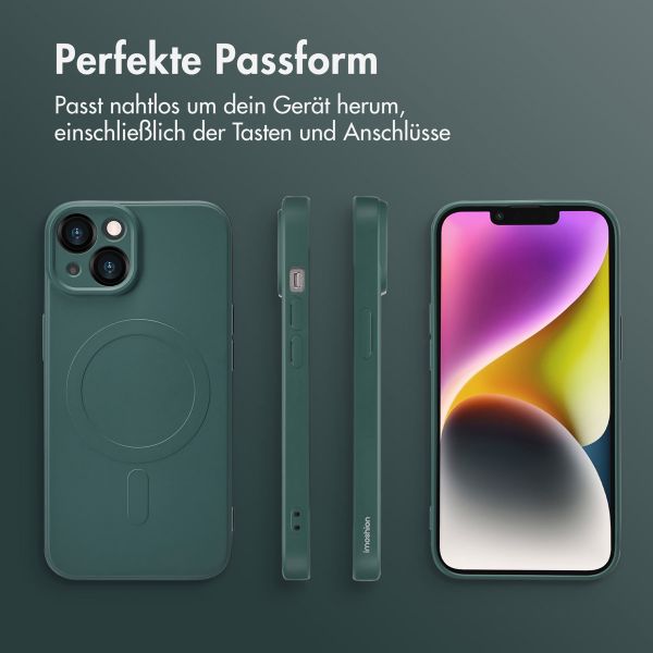 imoshion Color Back Cover mit MagSafe Apple iPhone 14 - Dunkelgrün