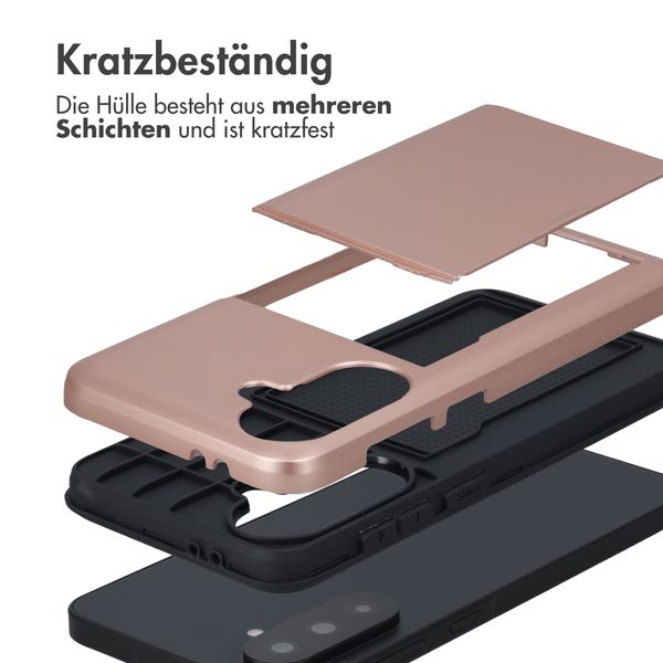 imoshion Backcover mit Kartenfach Samsung Galaxy A37 (5G) - Rose Gold