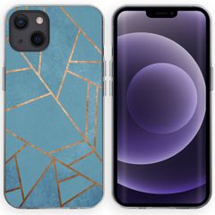 imoshion Design Hülle für das iPhone 13 - Blue Graphic