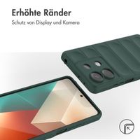 imoshion EasyGrip Back Cover für das Xiaomi Redmi Note 13 (5G) - Dunkelgrün