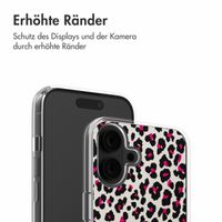 imoshion Design Hülle Apple iPhone 16 - Leopard Pink