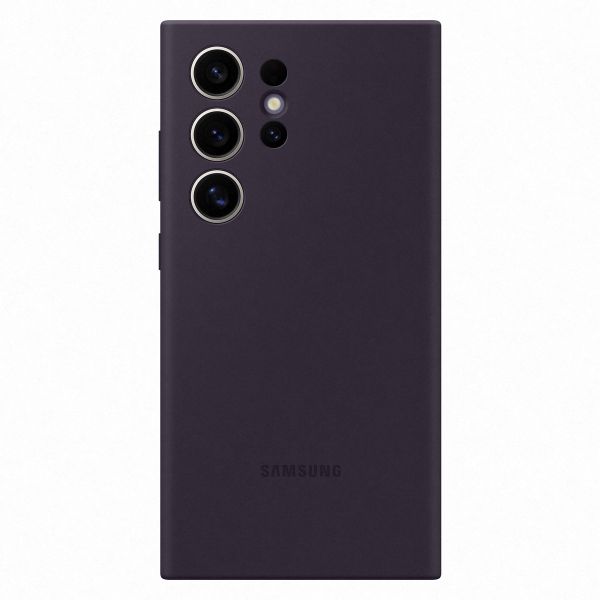 Samsung Original Silikon Cover für das Galaxy S24 Ultra - Dark Violet