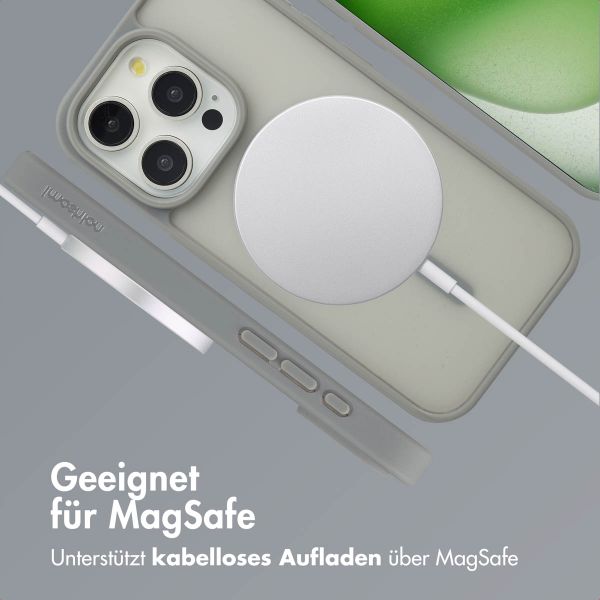 imoshion Color Guard Back Cover mit MagSafe Apple iPhone 15 Pro - Grau