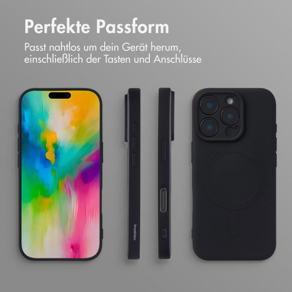 imoshion Color Back Cover mit MagSafe für das Apple iPhone 16 Pro - Schwarz