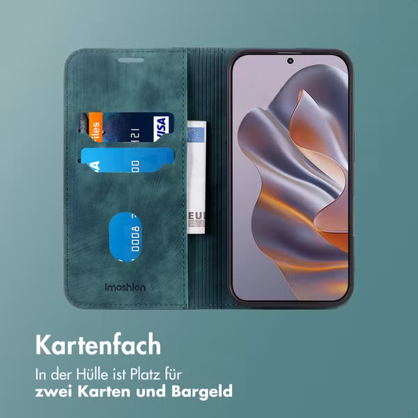 imoshion Slim Klapphülle Motorola Thinkphone 25 / Edge 50 Neo / Edge 60 Neo - Grün