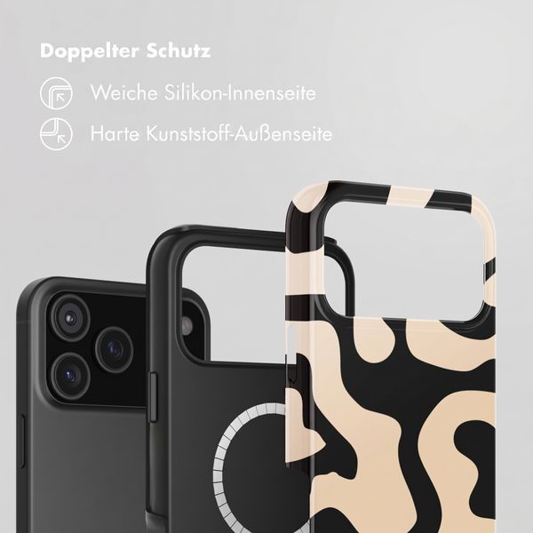 Selencia Vivid Rückabdeckung mit MagSafe Apple iPhone 18 Pro Max / 17 Pro Max - Art Wave Black