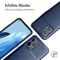 imoshion Carbon-Hülle für das Realme 9 Pro - Blau