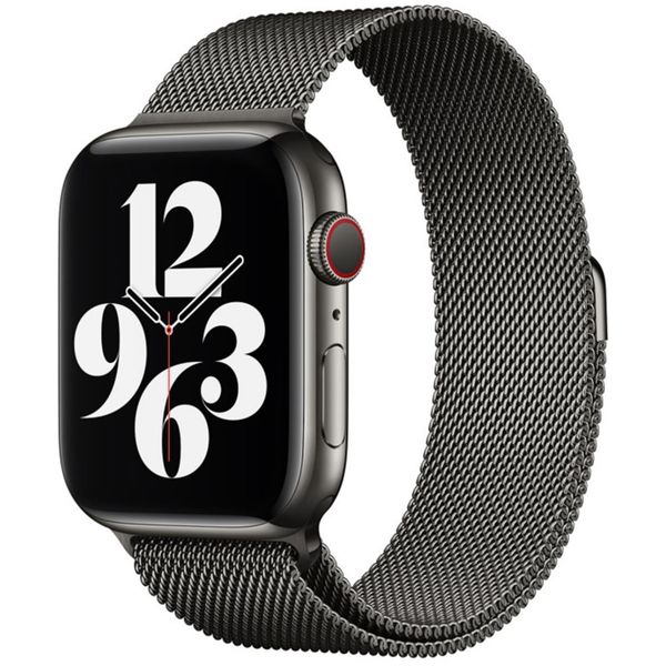 Apple Mailänder Fitness-Armband für Apple Watch Series 1-10 / SE / Ultra (2) - 42/44/45/46/49 mm - Graphite