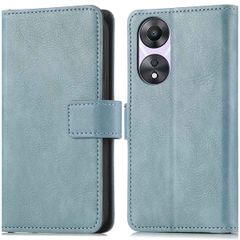 imoshion Luxuriöse Klapphülle Oppo A78 (4G) - Hellblau