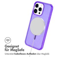 imoshion Sparkle Back Cover mit MagSafe Apple iPhone 15 Pro - Glitzer Violett