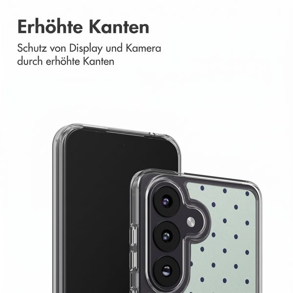 imoshion Design Hülle Samsung Galaxy A55 - Polka Dot Mintgroen