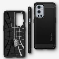 Spigen Rugged Armor Case OnePlus 9 Pro - Schwarz