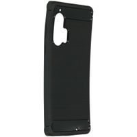 Brushed TPU Case Schwarz für das Motorola Edge Plus