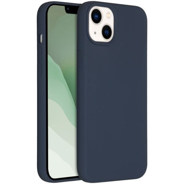 Accezz Liquid Silikoncase für das iPhone 14 Plus - Dunkelblau