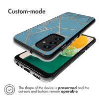 imoshion Design Hülle für das Samsung Galaxy A13 (5G) / A04s - Blue Graphic