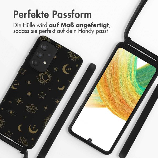 imoshion SilikonHülle design mit Band Samsung Galaxy A33 - Sky Black