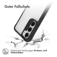 imoshion Rugged Hybrid Case für das Samsung Galaxy S23 - Schwarz / Transparent