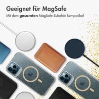 imoshion Klare Glitter Backcover mit MagSafe Apple iPhone 12 (Pro) - Gold
