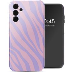 Selencia Vivid Back Cover Samsung Galaxy A15 (5G) - Zebra Light Pink Lilac