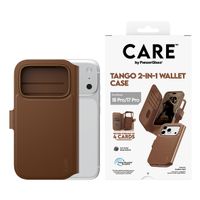 CARE by PanzerGlass Tango 2 in 1 Wallet Case MagSafe Apple iPhone 18 Pro / 17 Pro - Braun