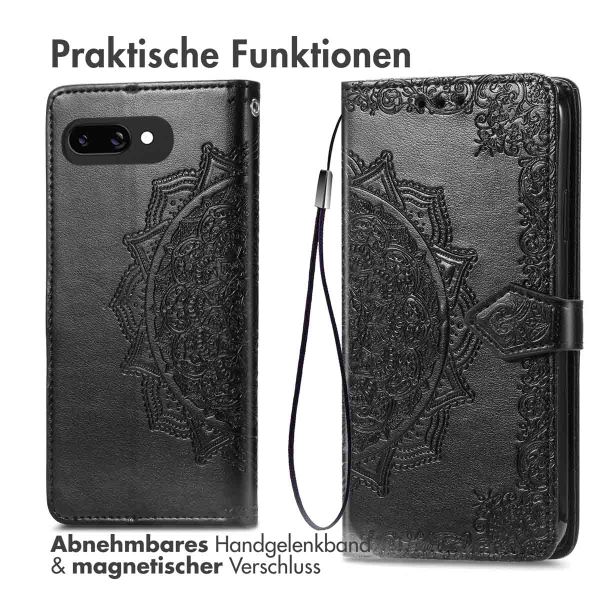 imoshion Mandala Klapphülle Google Pixel 9A - Schwarz