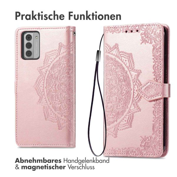 imoshion Mandala Klapphülle Nokia G42 - Rosé gold