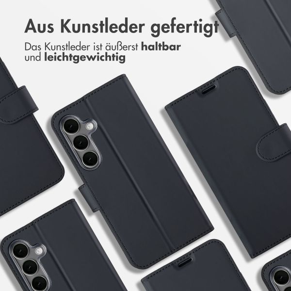 Accezz Wallet TPU Klapphülle für das Samsung Galaxy S25 - Schwarz