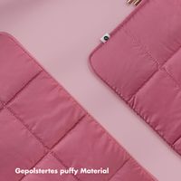 Selencia Puffy Laptop Hülle 15-16 Zoll - Laptop Sleeve - Magenta Fire