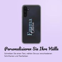 Personalisierte Hülle mit Namen Samsung Galaxy A52(s) (5G/4G) - Transparent