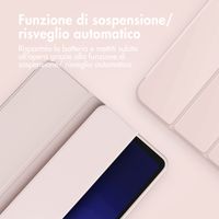 Accezz Smarte Klapphülle aus Silikon Samsung Galaxy Tab A9 8.7 Zoll - Rosa
