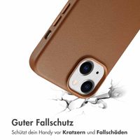 Accezz MagSafe Leather Backcover für das Apple iPhone 14 - Sienna Brown
