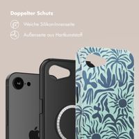 Selencia Vivid Rückabdeckung mit MagSafe Apple iPhone 16e - Tropical Vibes Light Blue
