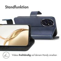 imoshion Luxuriöse Klapphülle Honor 200 - Dunkelblau