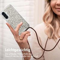 imoshion Design Hülle mit Band Samsung Galaxy A56 - Desert Dots