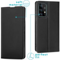 imoshion Slim Folio Klapphülle Samsung Galaxy A72 - Schwarz