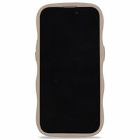 Holdit Wavy Case für das Apple iPhone 15 Pro Max - Mocha Brown / Transparent