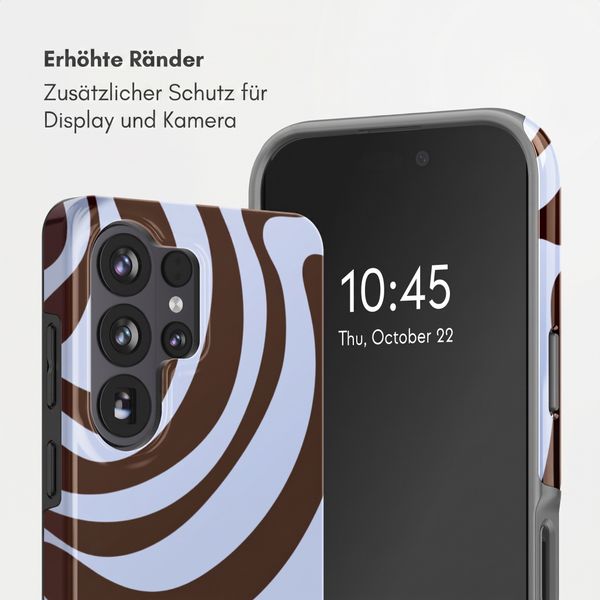 Selencia Vivid Back Cover Samsung Galaxy S26 Ultra - Dream Swirl Chocolate