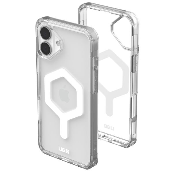 UAG Plyo Backcover MagSafe für das iPhone 16 Plus - Ice / White