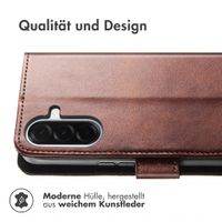 imoshion Luxuriöse Klapphülle Samsung Galaxy A17 (5G) / (4G) - Dunkelbraun