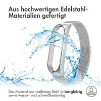 imoshion Magnetisches Milanaise Armband für das  Xiaomi Mi Band 5 / 6 - Silber