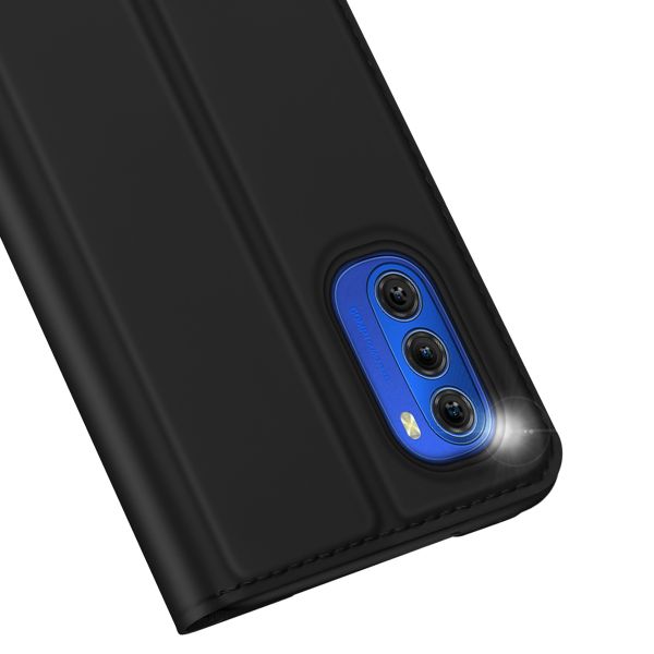 Dux Ducis Slim TPU Klapphülle für das Motorola Moto G51 - Schwarz