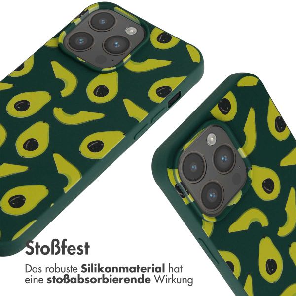 imoshion SilikonHülle design mit Band Apple iPhone 15 Pro Max - Avocado Green