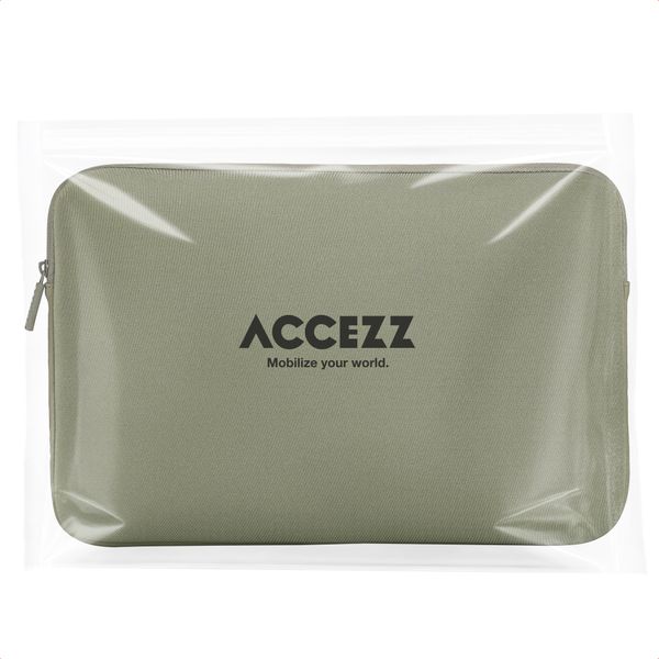 Accezz Basic Laptop Hülle 13-14 Zoll - Laptop Sleeve - Grün