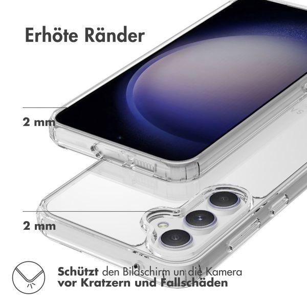 Accezz Xtreme Impact Backcover für das Samsung Galaxy S23 FE - Transparent