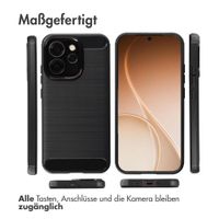 imoshion Brushed Back Cover Oppo Reno15 Pro (5G) - Schwarz