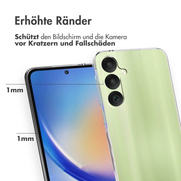 Accezz Clear TPU Backcover Samsung Galaxy A35 - Transparent