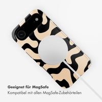 Selencia Vivid Rückabdeckung mit MagSafe Apple iPhone Air - Art Wave Black
