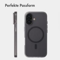 Accezz Lite Backcover mit MagSafe | Fluted | Apple iPhone 17 - Matte Black
