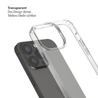 Selencia Back Cover mit abnehmbaren Haken für das iPhone 15 Pro Max - Transparent