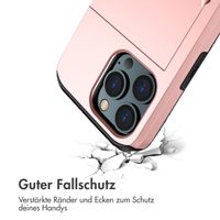 imoshion Backcover mit Kartenfach Apple iPhone 14 Pro - Rosé gold